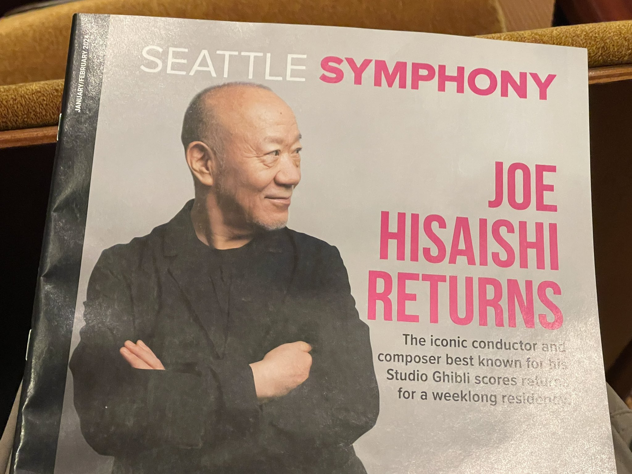 JOE HISAISHI, RENOWNED JAPANESE COMPOSER AND MUSICAL DIRECTOR, RETURNS FOR  A WEEKLONG RESIDENCY WITH THE SEATTLE SYMPHONY AT BENAROYA HALL — Seattle  Symphony Press